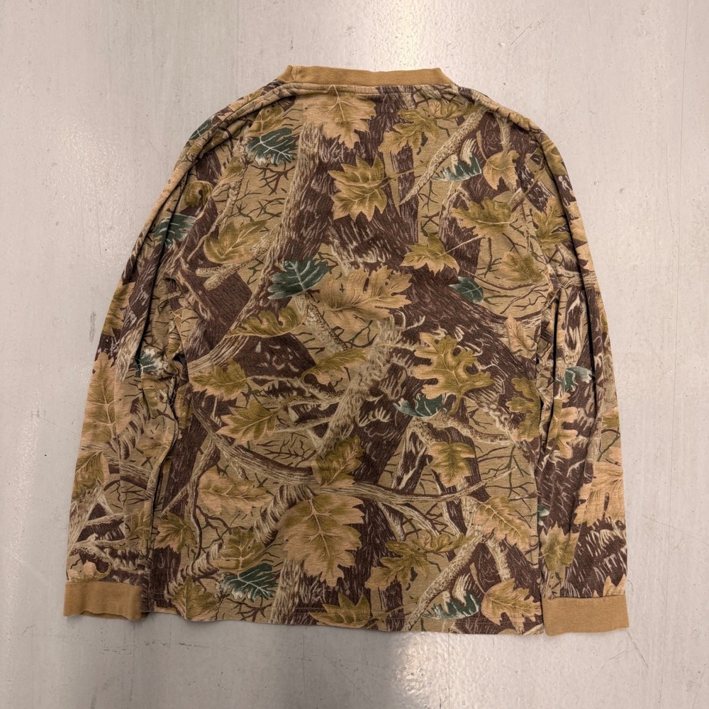 North Point Adventure Gear Mens Long Sleeve Camo Pocket T-Shirt Brown - Picture 9 of 9